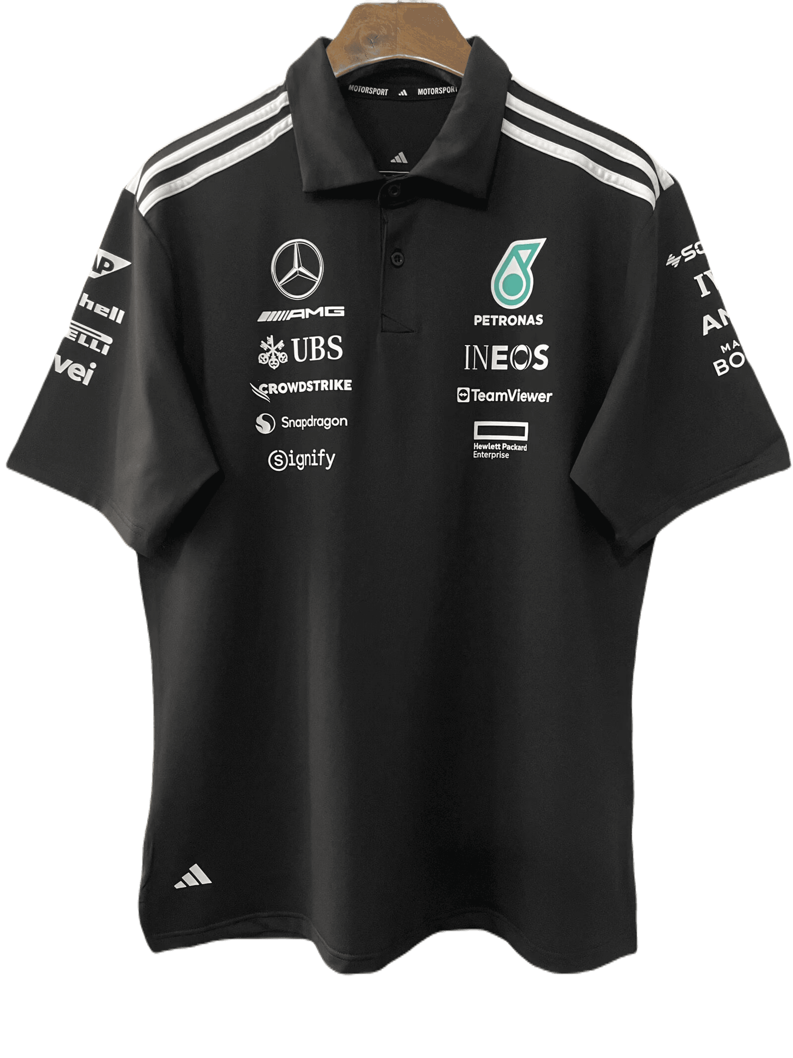 HUGO BOSS Mercedes AMG Petronas ポロシャツ Mercedes - AMG Petronas Black Polo – Jersey Station