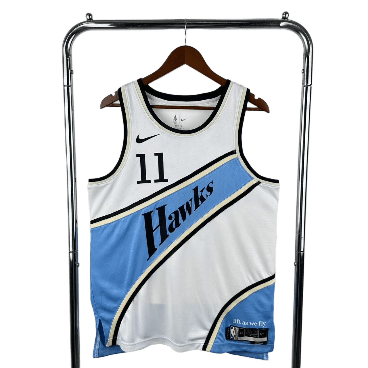 Atlanta Hawks Classic White/Blue Jersey