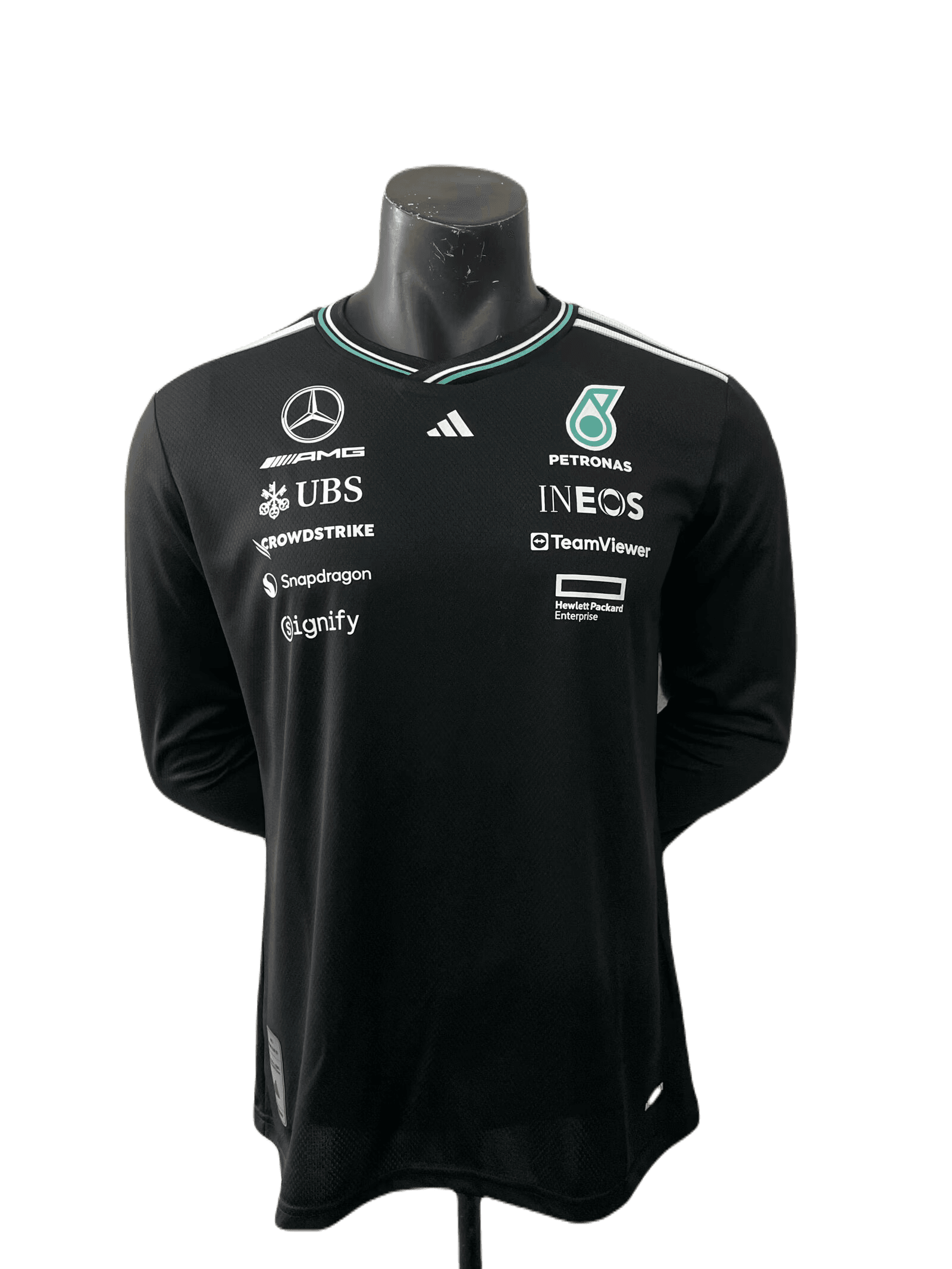 Mercedes - AMG Petronas F1 Team Driver Jersey Black Full Sleeves