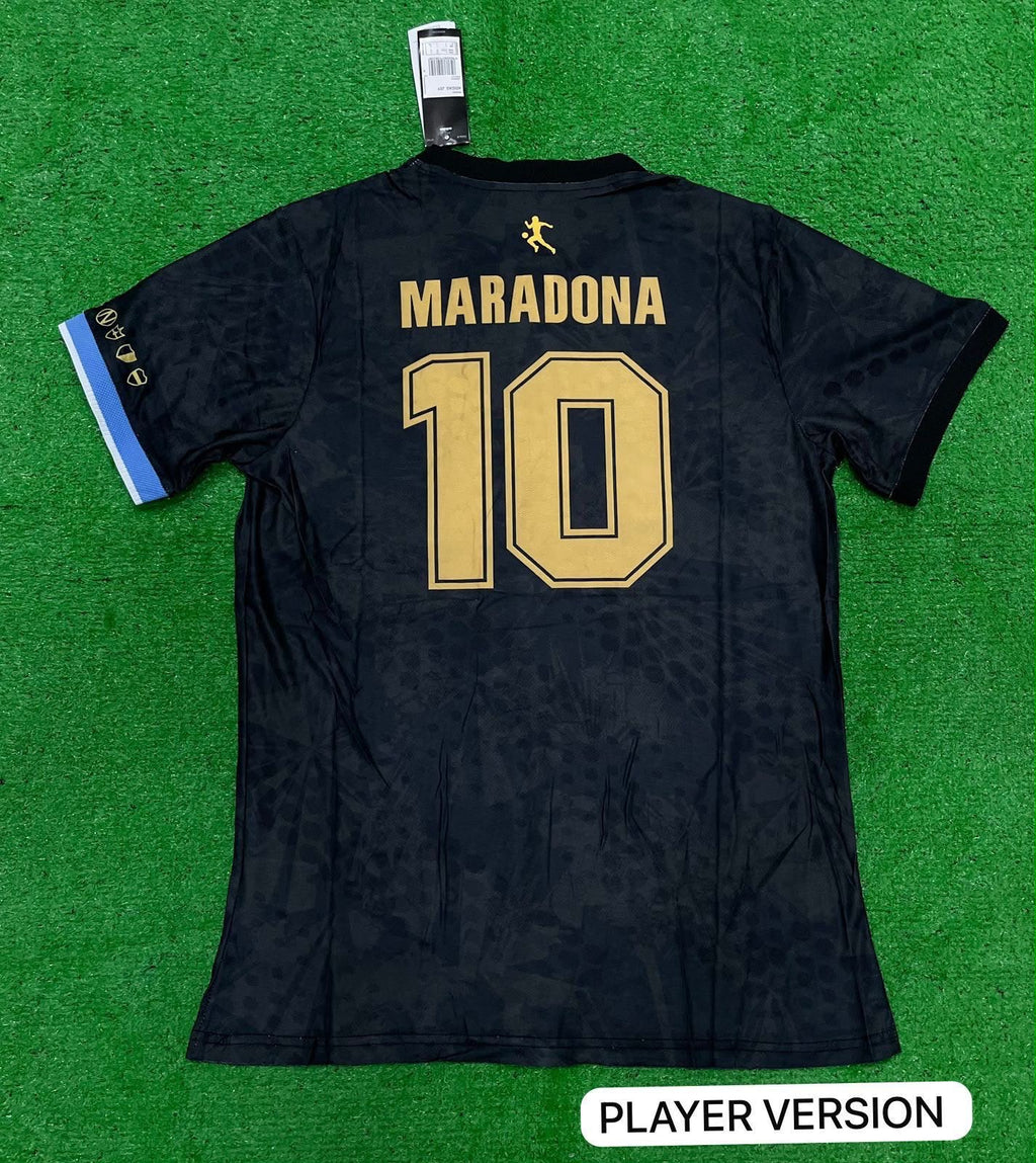 Argentina Maradona Black Tribute Jersey 2023-24 – Player Version