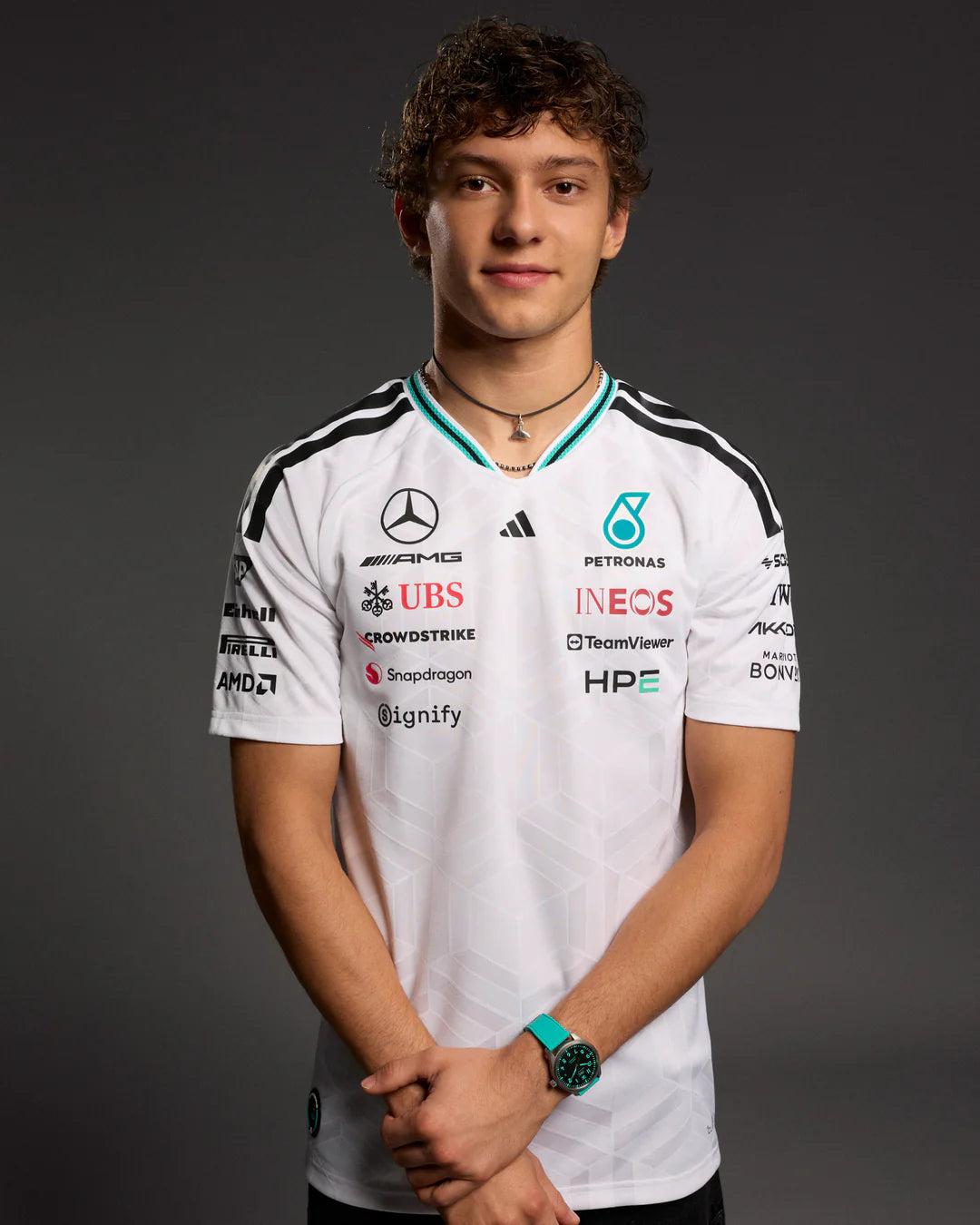 Mercedes - AMG Petronas F1 Team Driver Jersey White 2026