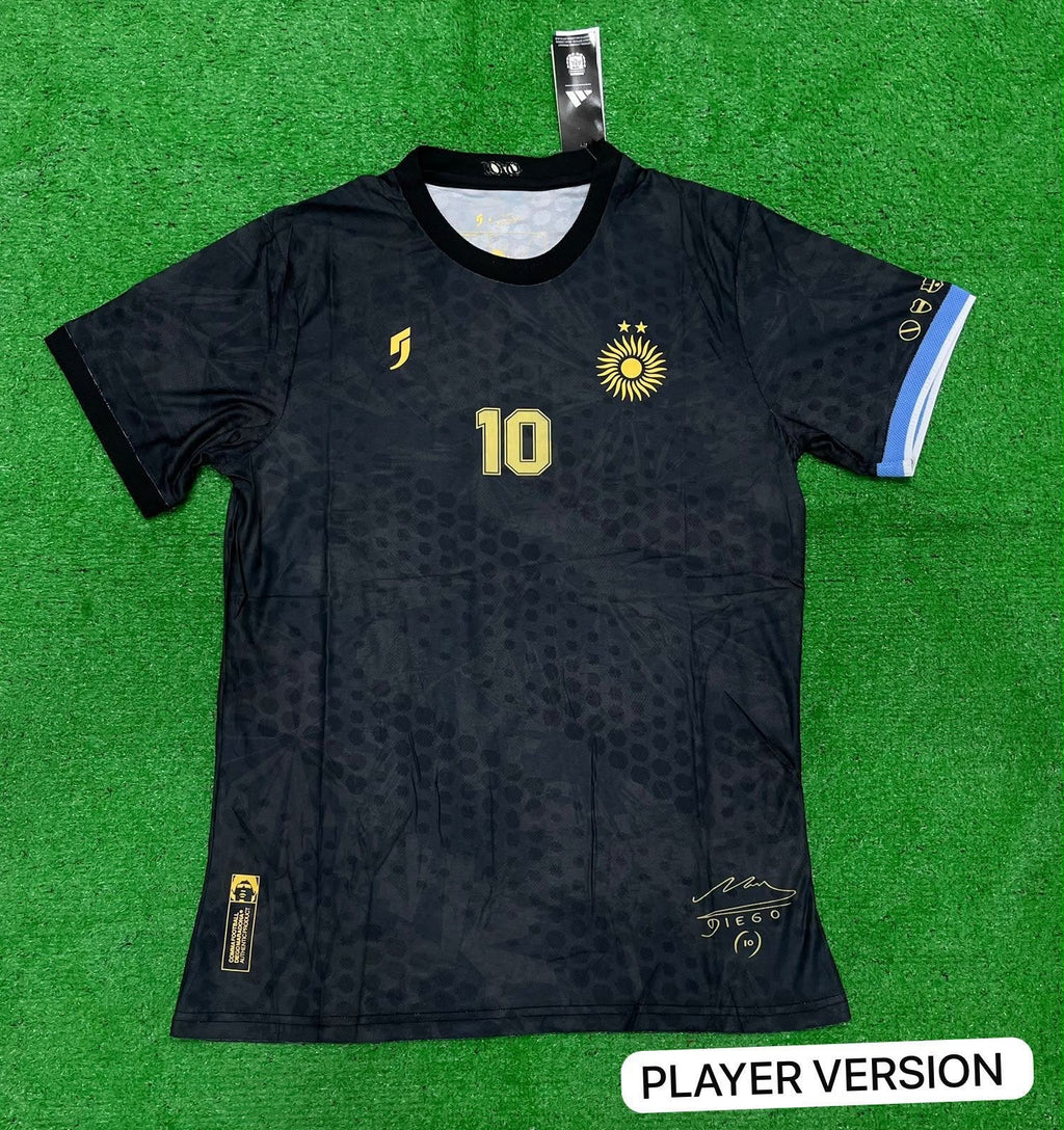 Argentina Maradona Black Tribute Jersey 2023-24 – Player Version