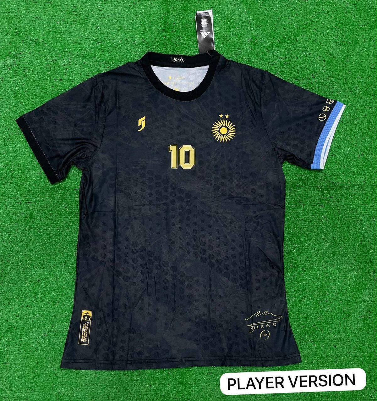 Argentina Maradona Black Tribute Jersey 2023-24 – Player Version