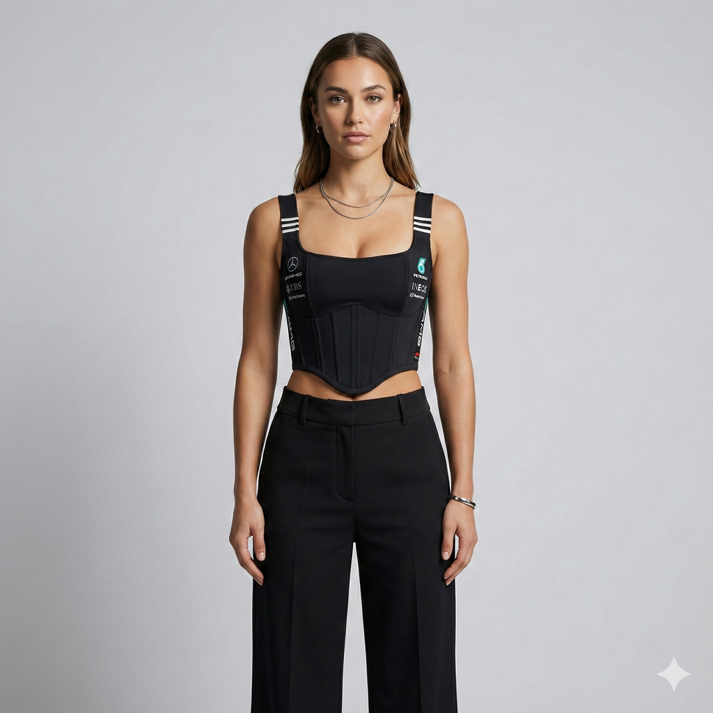 Mercedes AMG Petronas Women's Racing Corset Top