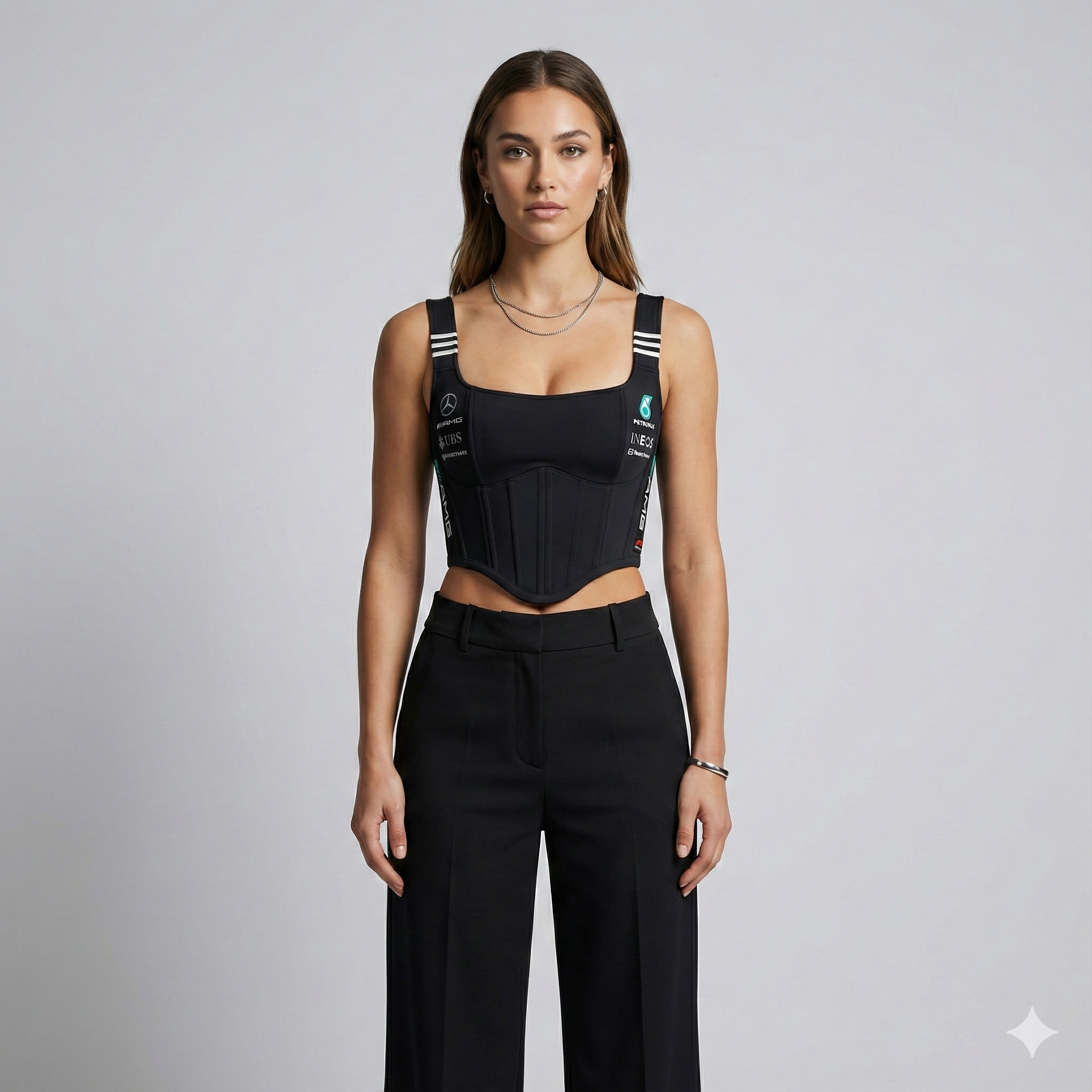 Mercedes AMG Petronas Women's Racing Corset Top